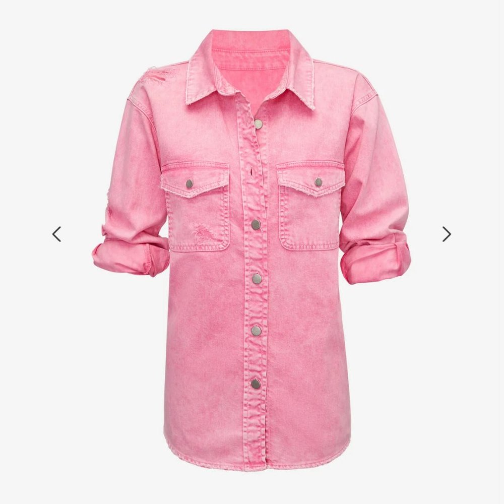 Retrofete Pink Denim Shirt/Jacket